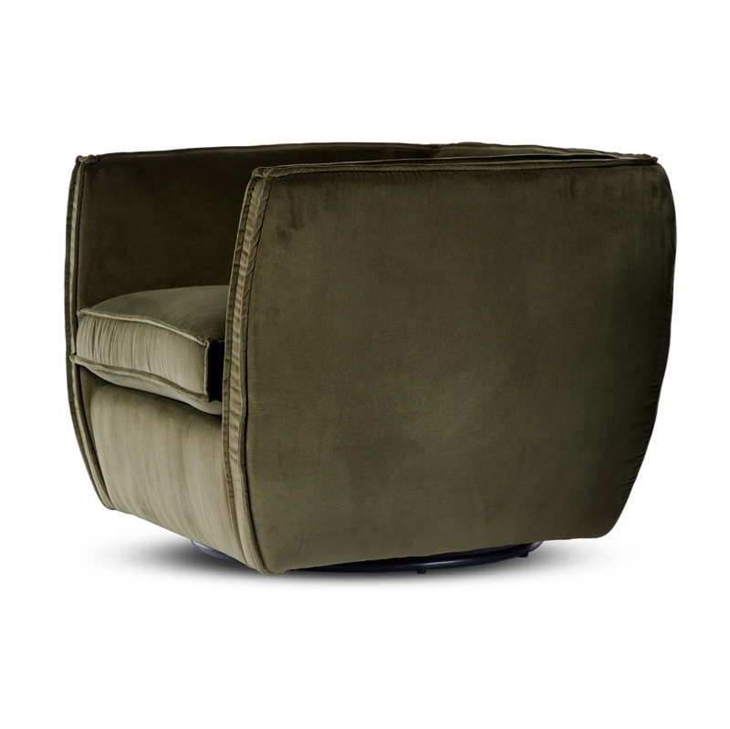 Rashi Swivel Chair - Surrey Olive