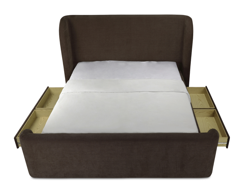 Valentina Storage Bed - Cocoa