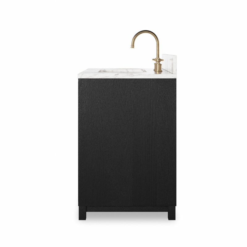 Millie Single Vanity - Satin Drifted Black