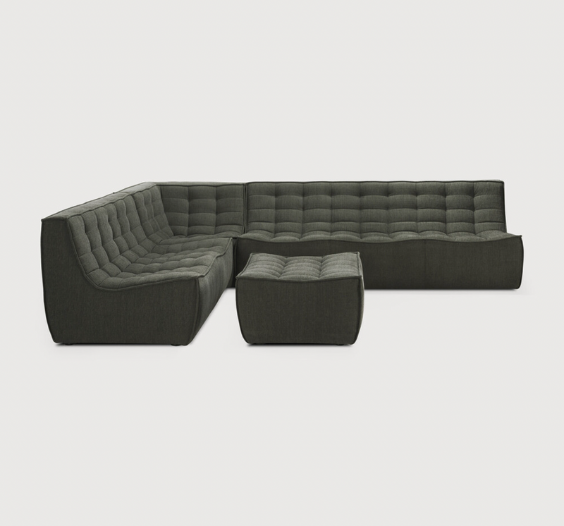 N701 Triple Seater Sofa - Moss