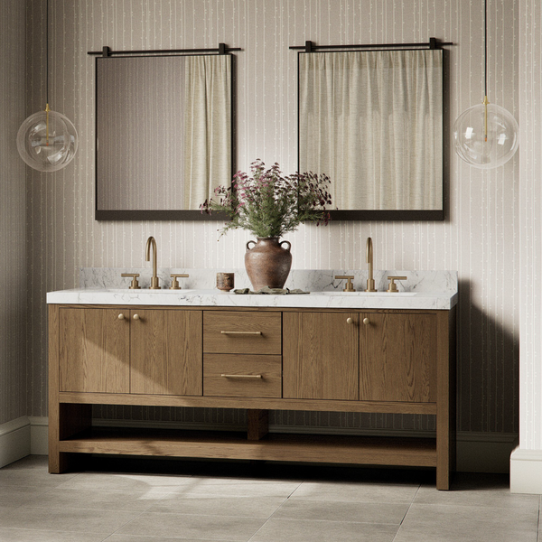 Anthem Double Vanity - Washed Natural Oak