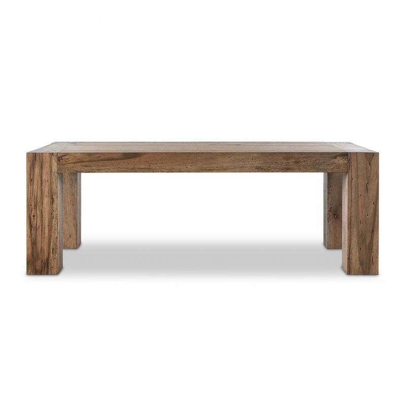 Abaso Dining Table - Rustic Wormwood