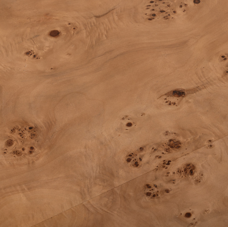 Caya Coffee Table - Caramel Burl