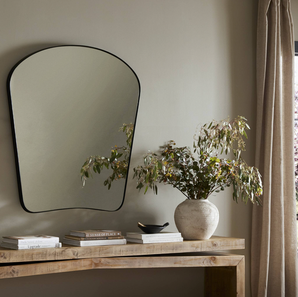 Merona Mantel Mirror - Matte Black