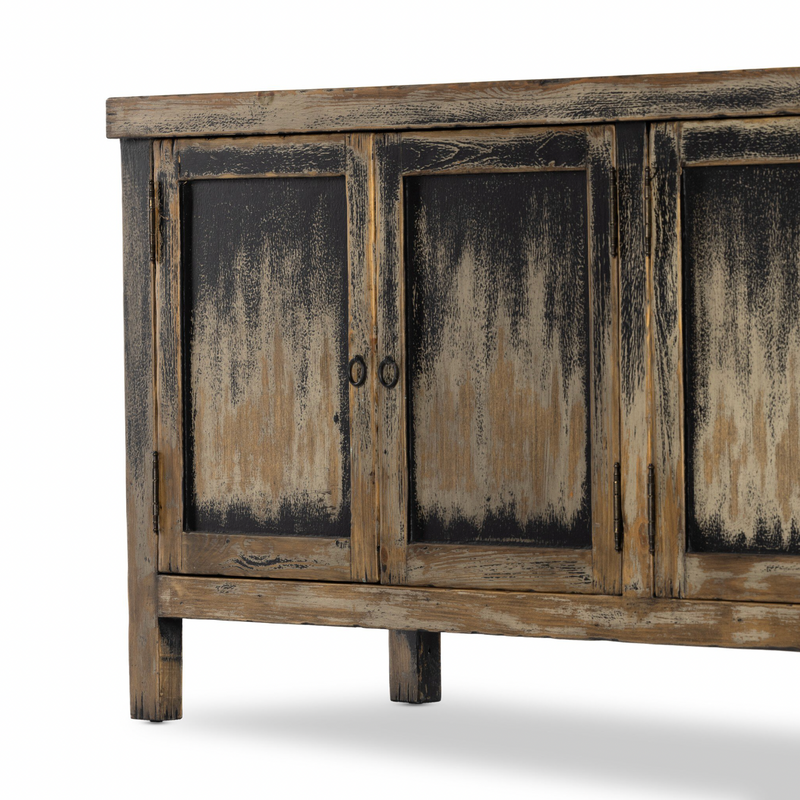 Hitchens Media Console - Worn Black