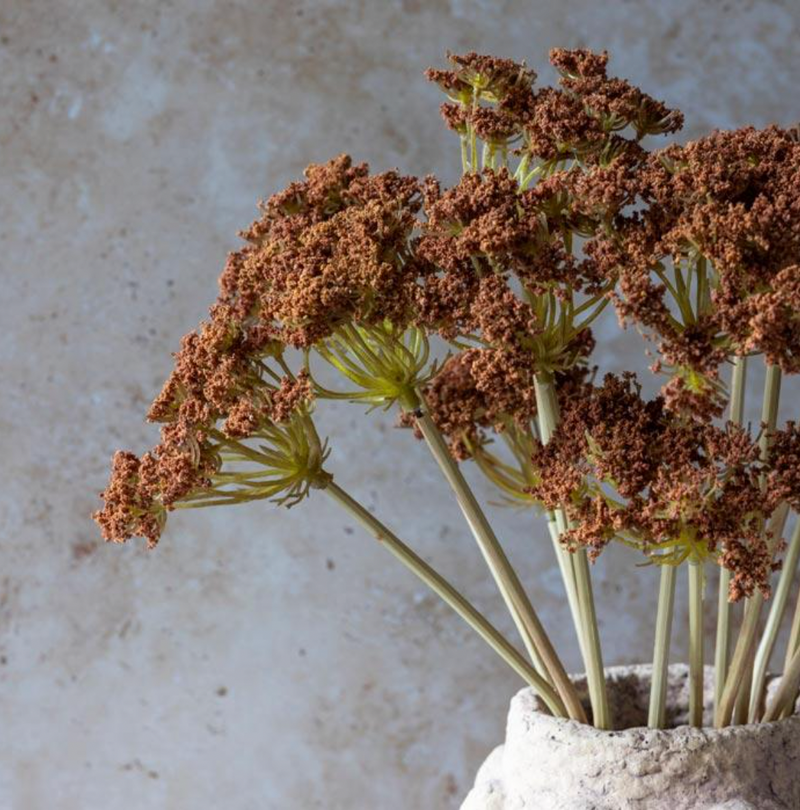 Faux Yarrow Bunch - Henna