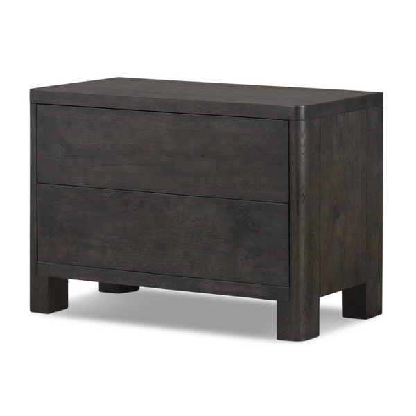 Noeline Nightstand - Smoked Black Oak Veneer