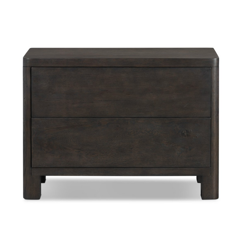 Noeline Nightstand - Smoked Black Oak Veneer