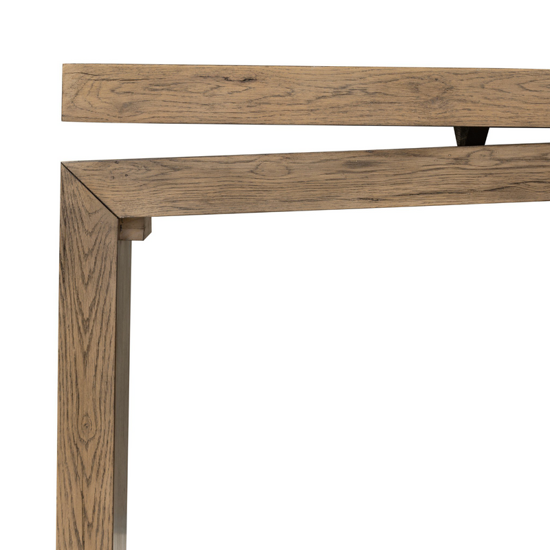 Matthes Console Table - Rustic Grey Oak