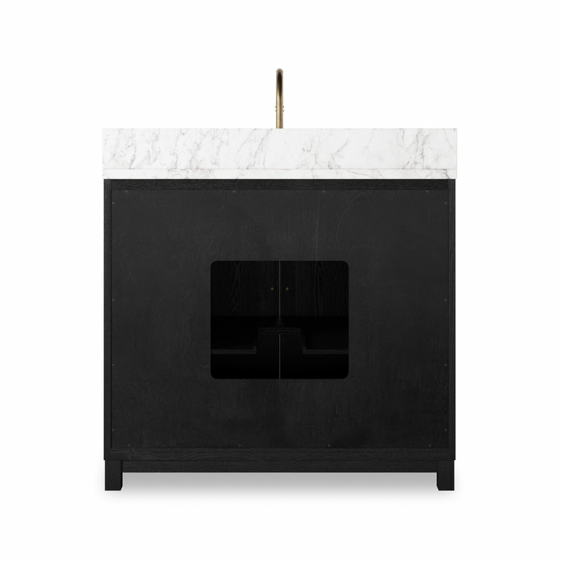 Millie Single Vanity - Satin Drifted Black