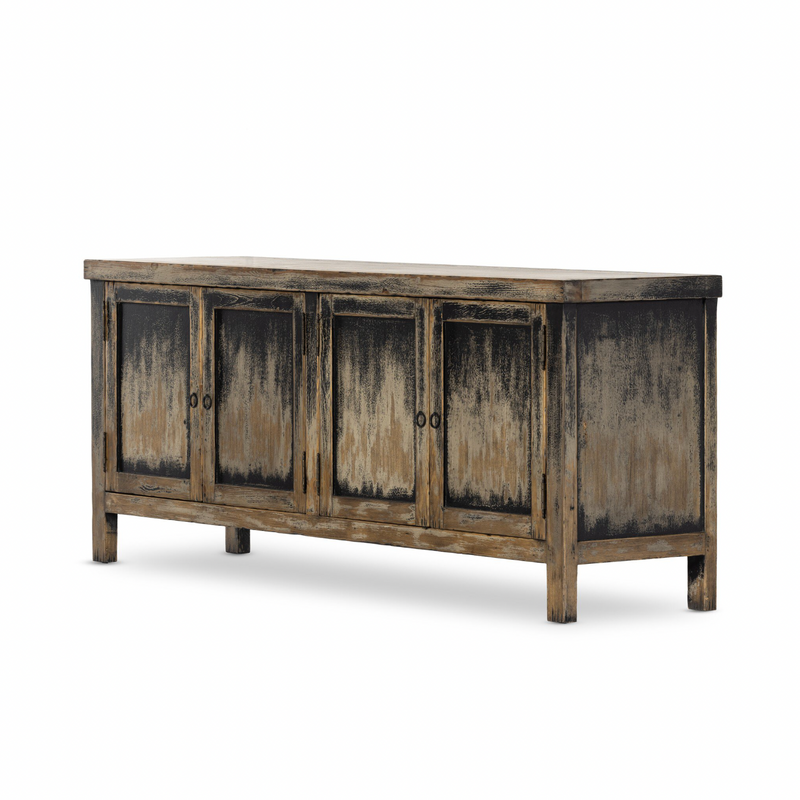 Hitchens Media Console - Worn Black