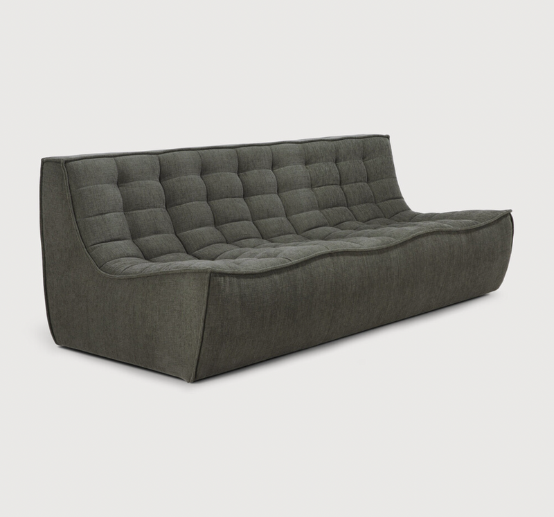 N701 Triple Seater Sofa - Moss