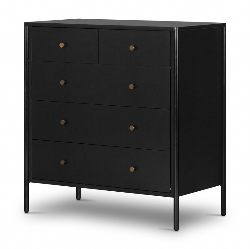 Soto 5 Drawer Dresser - Black