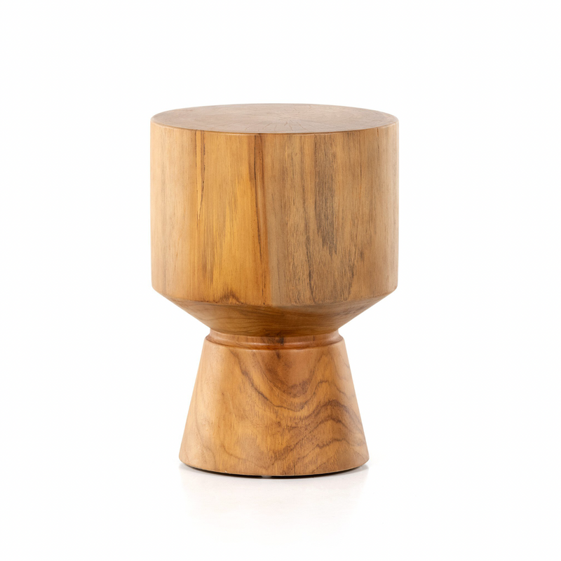 Jovie End Table - Natural Teak