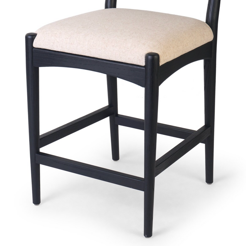 Haddon Counter Stool - Brushed Ebony