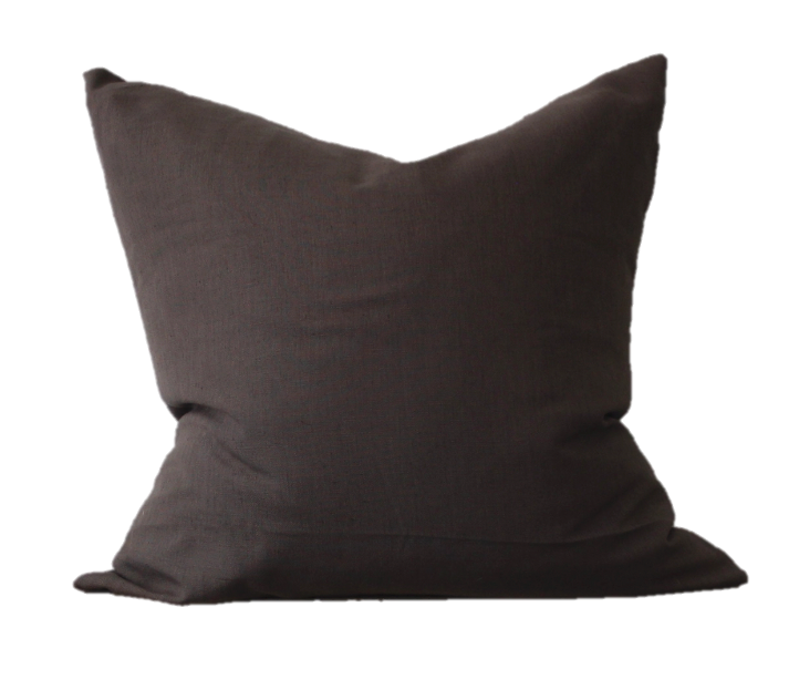 Nellie 24" Cushion - Coffee