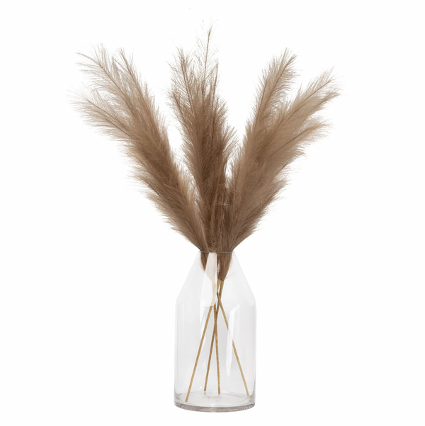 Faux Pampas Grass - Light Brown