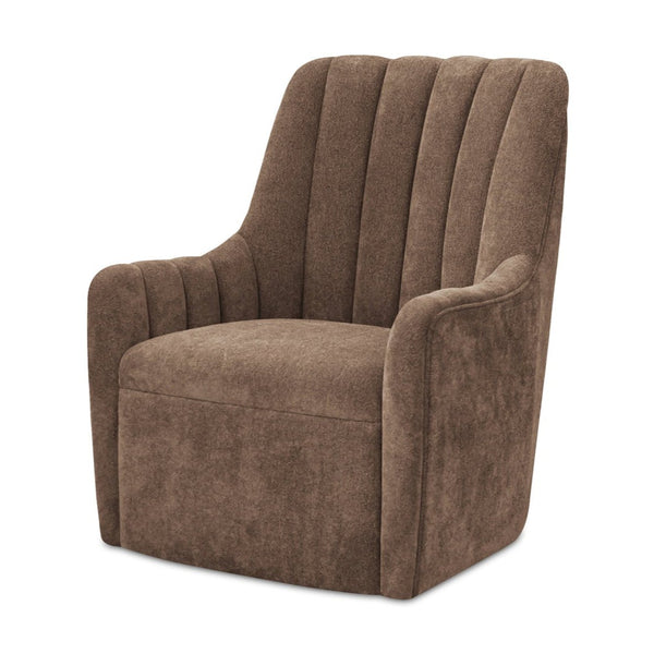 Lincoln Swivel Chair - Cool Brown