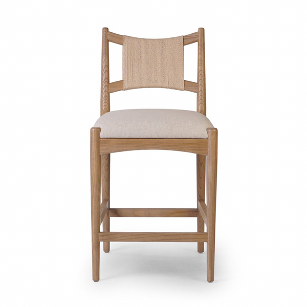 Haddon Counter Stool - Natural Nettlewood