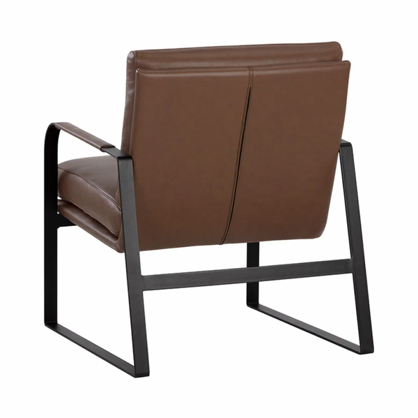 Jake Lounge Chair - Mahogany