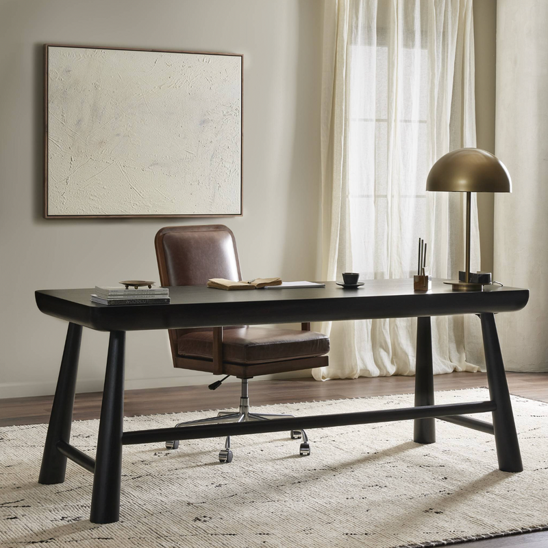 Lorik Desk - Worn Black