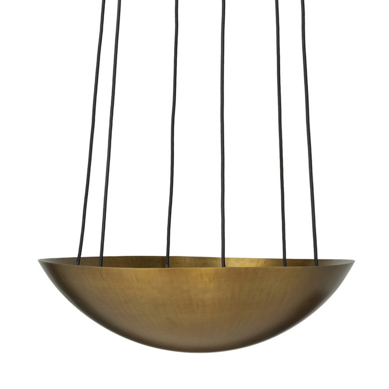 Branson Chandelier - Aged Brass Iron