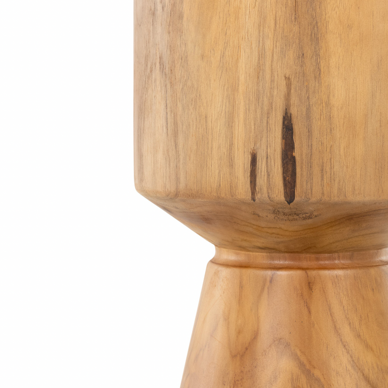 Jovie End Table - Natural Teak