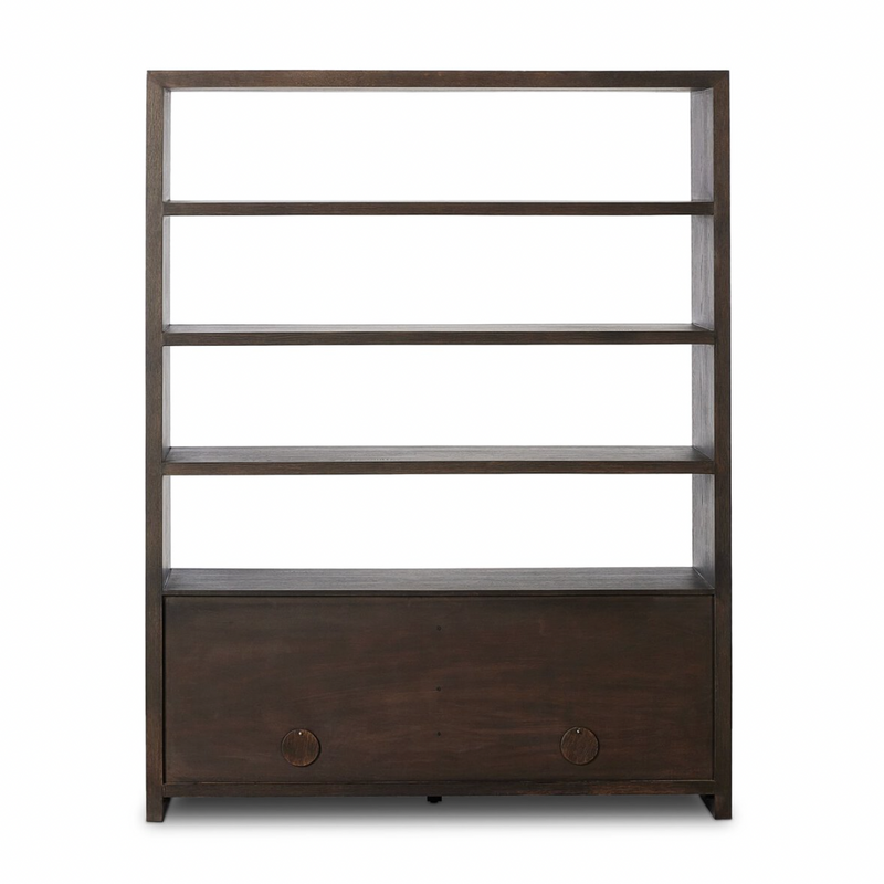 Arlington Bookcase - Espresso Oak Veneer