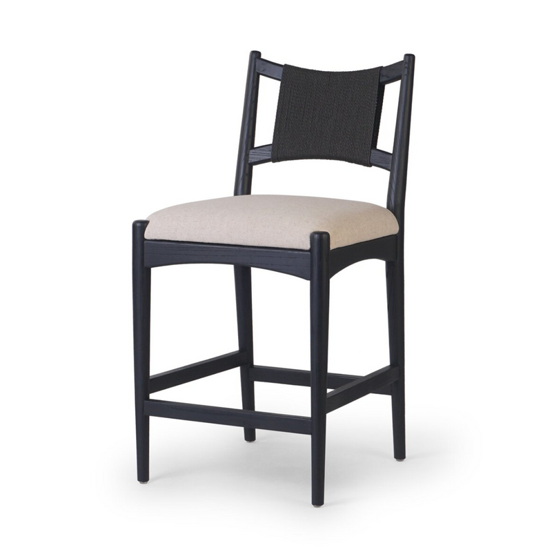 Haddon Counter Stool - Brushed Ebony