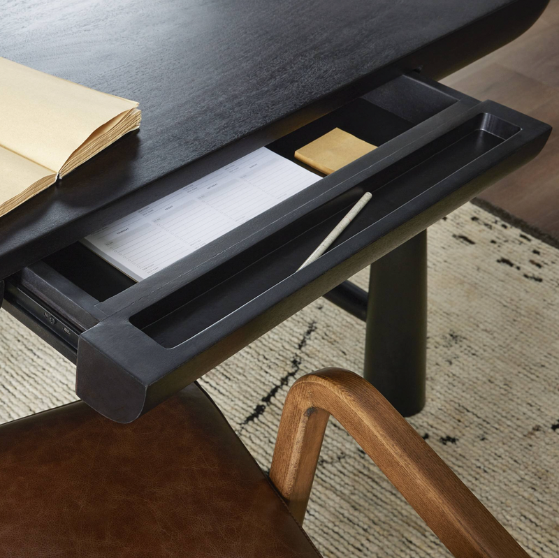 Lorik Desk - Worn Black