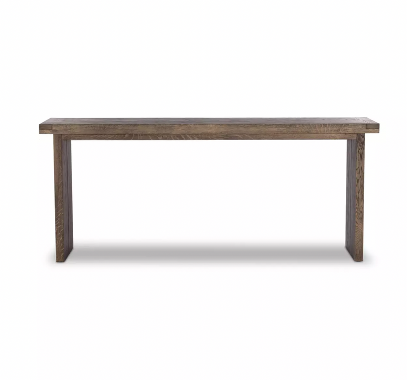 Warby Console Table - Worn Oak Veneer