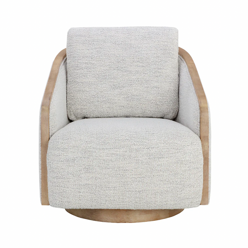 Ethan Swivel Chair - Merino Cotton