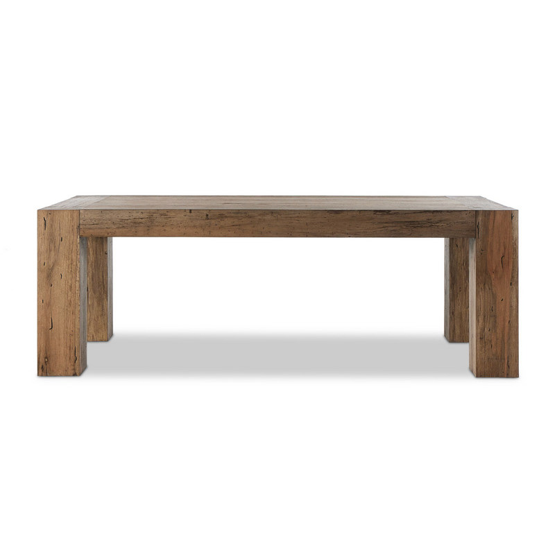 Abaso Dining Table - Rustic Wormwood