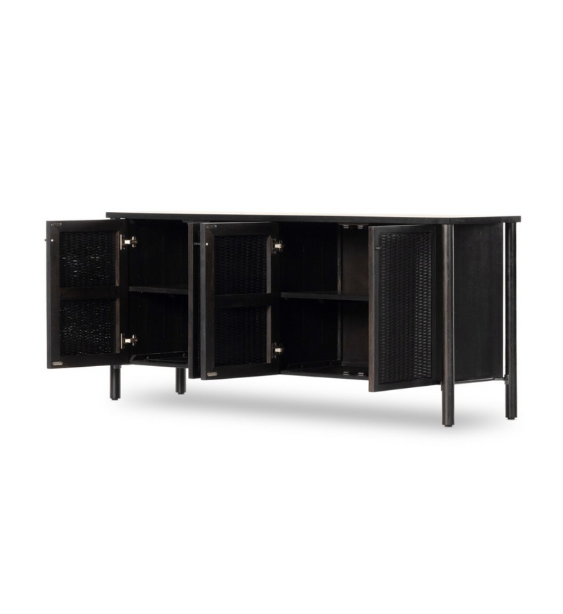 Veta Sideboard - Black Wash Mango