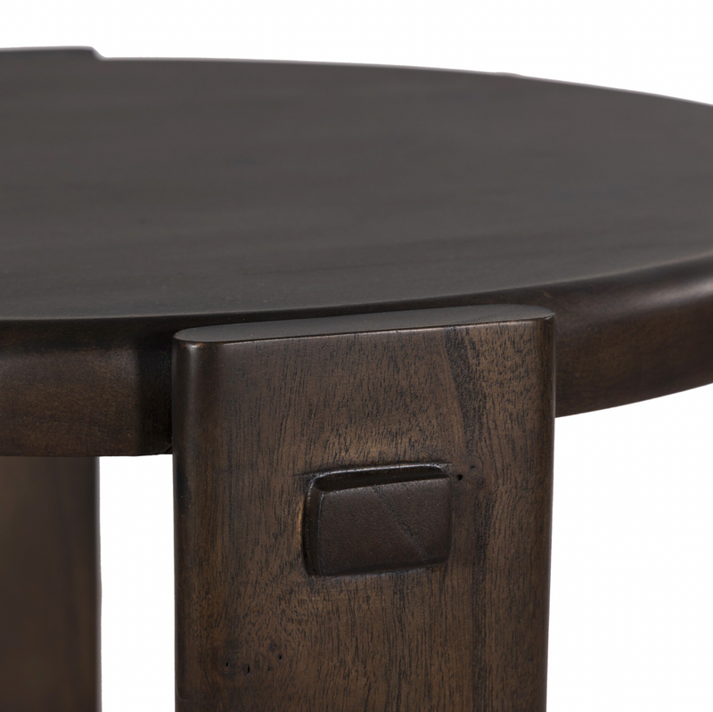 Two Tier End Table - Matte Brown