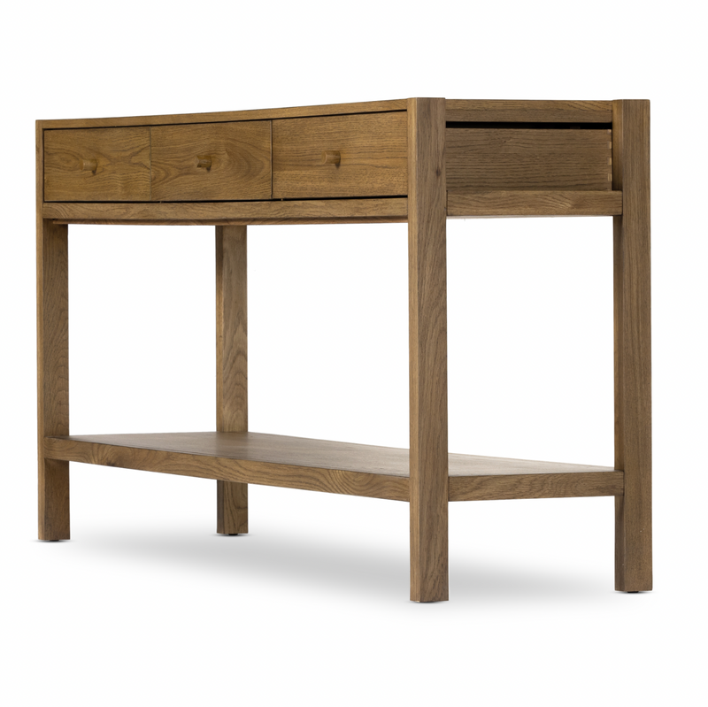 Meadow Console Table - Tawny Oak