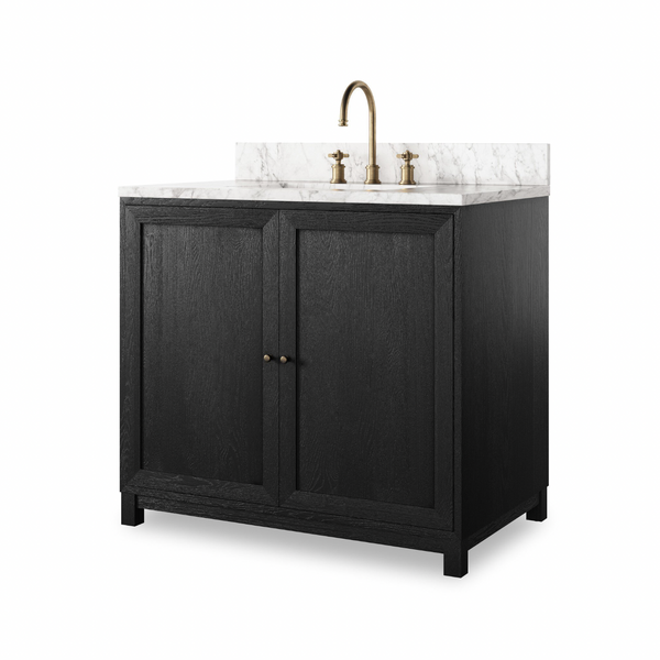 Millie Single Vanity - Satin Drifted Black