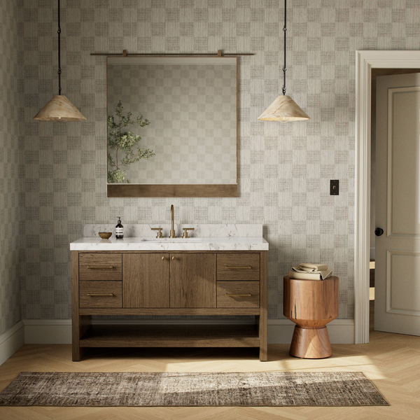 Anthem Single Wide Vanity - Washed Natural Oak