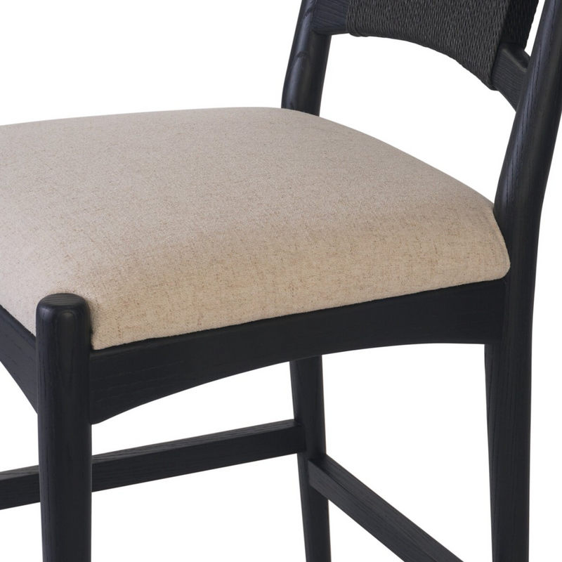 Haddon Counter Stool - Brushed Ebony