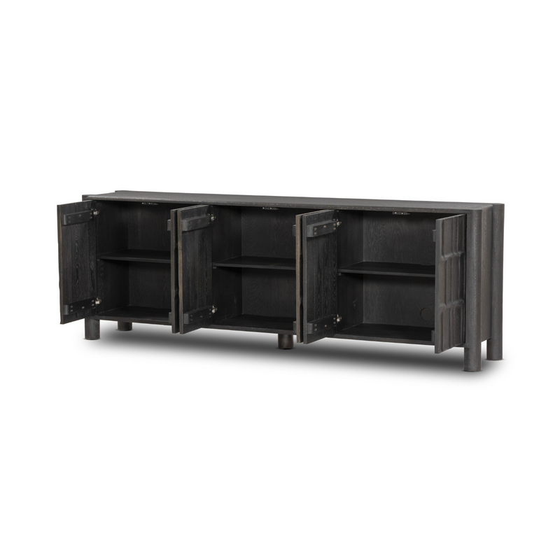 Ezri Sideboard - Black Oak