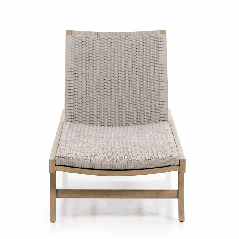 Delano Outdoor Chaise - Washed Brown