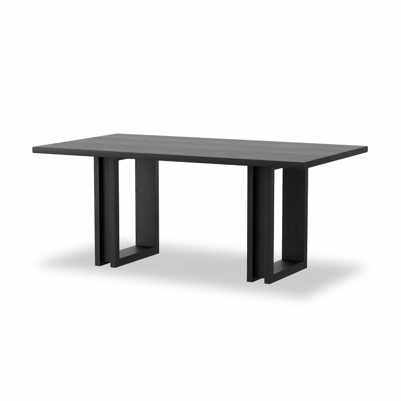 Carmel Dining Table - Black Wash