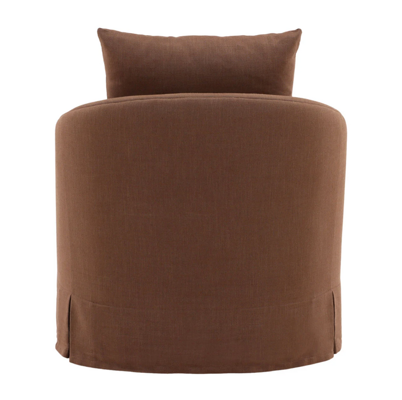 Lisell Swivel Chair - Brown