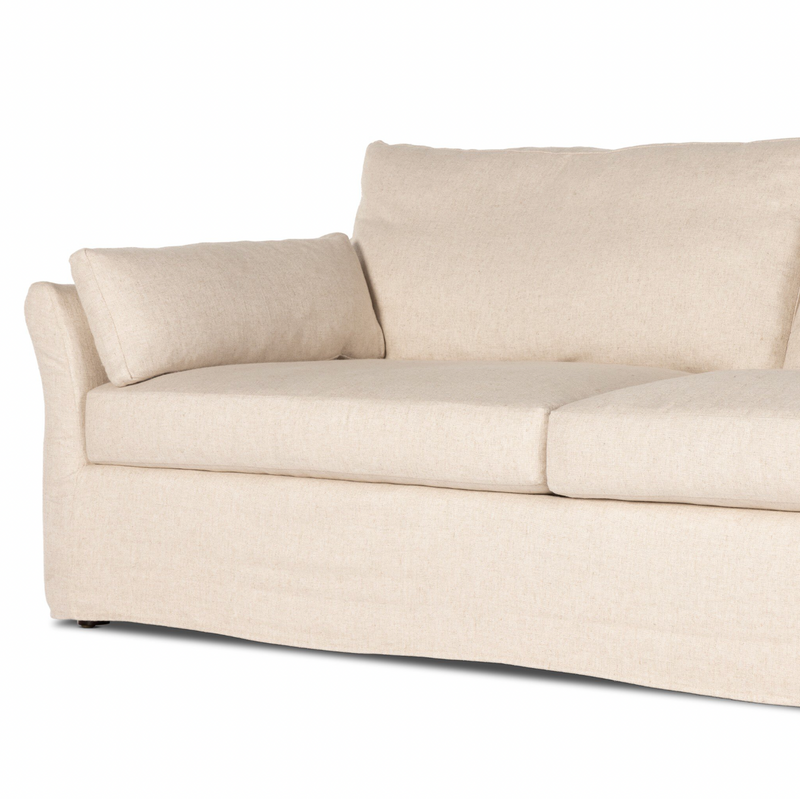 Delray Slipcover Sofa - Evere Cream