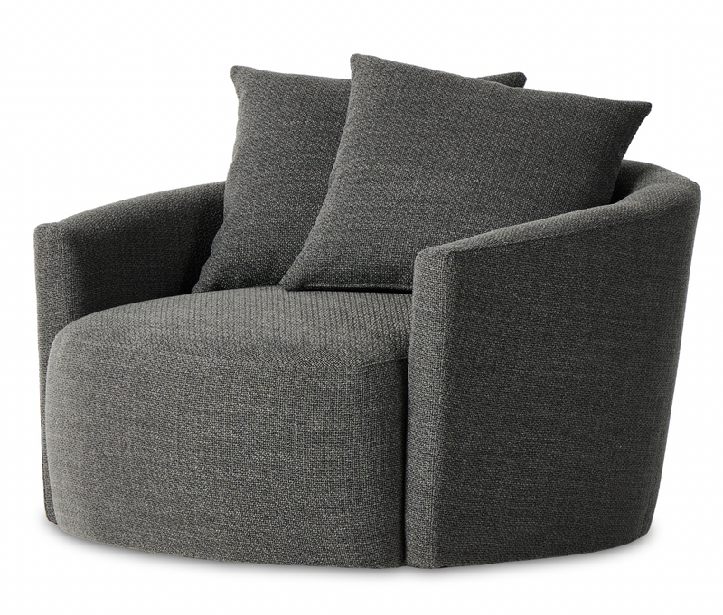 Chloe Swivel Chair - Gibson Smoke