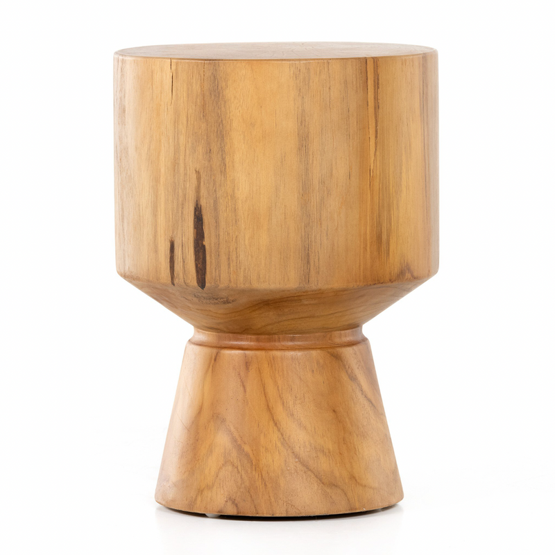 Jovie End Table - Natural Teak