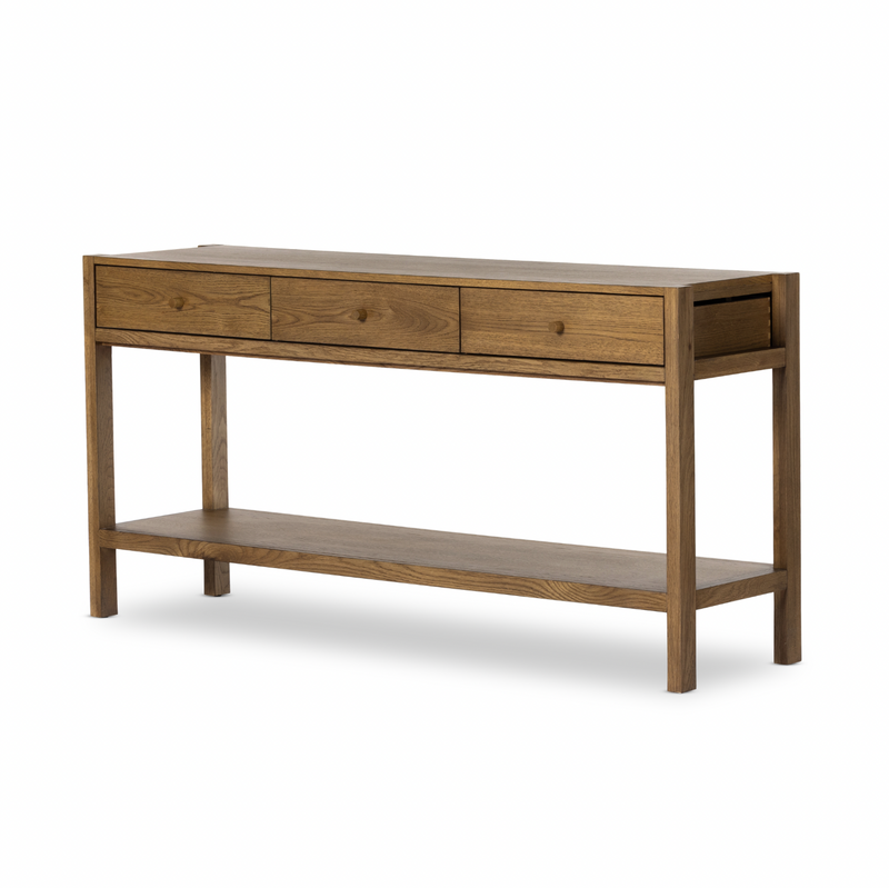 Meadow Console Table - Tawny Oak