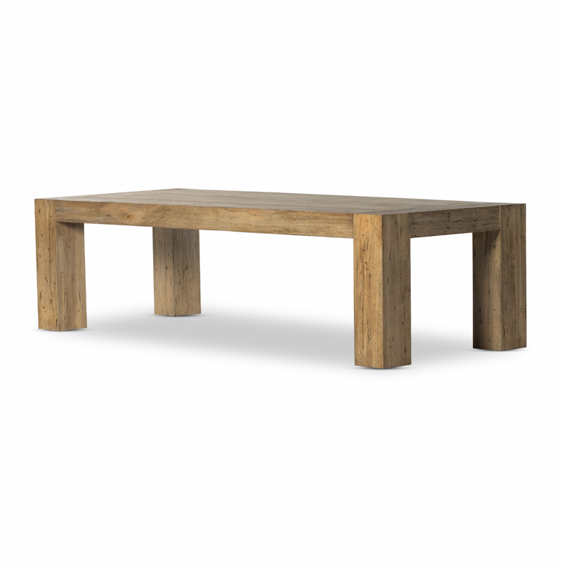 Abaso Dining Table - Rustic Wormwood