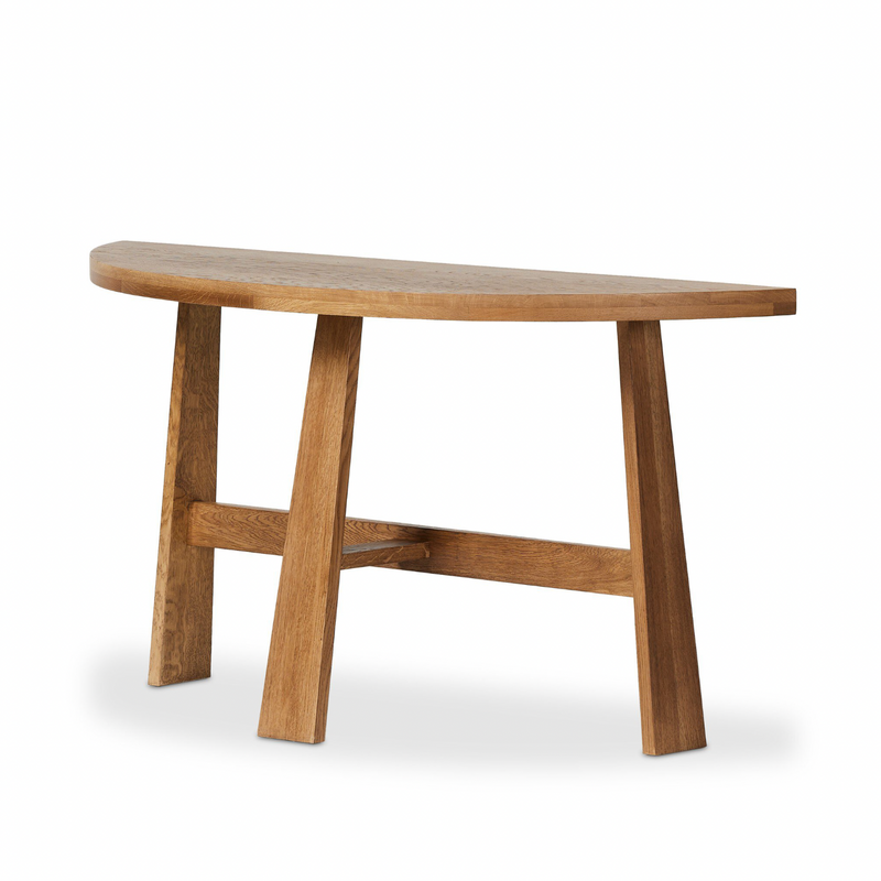 Fara Console Table - Light Brown Oak