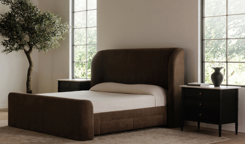 Valentina Storage Bed - Cocoa